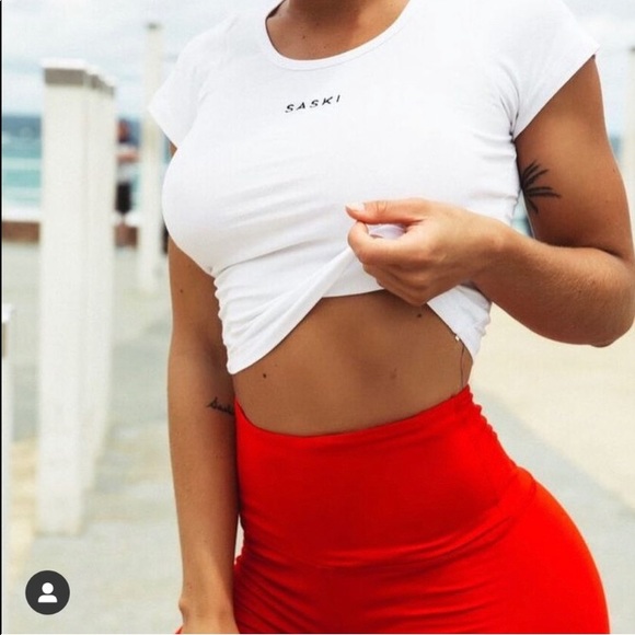 SASKI Collection High Waisted Leggings - Picture 2 of 5